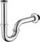 ONECE Universal Siphon für Waschbecken, Abflussrohr 1 1/4″ x 32 mm mit Tauchrohr höhenverstellbar 10-14.5 cm, Röhrensiphon inkl. Geruchsverschluss, Gummimanschette & Wandabdeckung, Chrom
