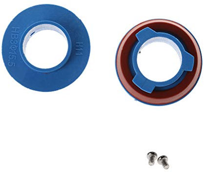 ZIRAN 2-teiliger LED-Scheinwerferlampen-Adapter-Sockelhalter 880 / HB4 / HB3 / H11 / H7 / H4 / H3 / H1 für Auto-Halogenscheinwerfer