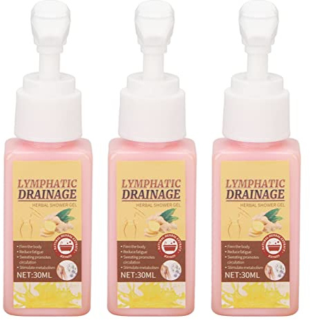 3 Geles de Ducha Adelgazantes De Jengibre, Gel de Ducha Adelgazante, Gel de Ducha Antiestrés Agua Micelar y Jengibre, Gel de Baño Moldeador Corporal, Gel de Baño Hidratante Que Quema Calorías