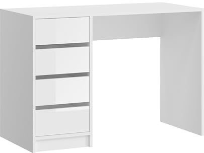 xonox.home - Schminktisch Emma 110x75x48 cm in weiß mit Schubkästen - Schminktisch Frisiertisch Kosmetiktisch Schreibtisch - modern und funktional