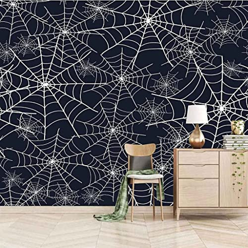Peel And Stick Wallpaper 3D Große Wandbilder Spinnennetz Spinne Selbstklebender Wandaufkleber Für Erwachsene Kinderzimmer Bild Art Decor Gemälde Für Wohnzimmer Schlafzim 300 (Breite) x 210 (Höhe) cm