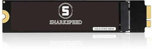 S SHARKSPEED SSD 512Go pour MacBook Air A1369 A1370 Disque Dur Interne Compatible avec MacBook Air 2010-2011 11 A1370(EMC 2393/2471) 13 A1369 (EMC 2392/2469)(OS préinstallé)
