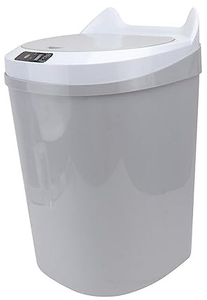 1 bote de basura de inducción, bote de basura manos libres, bote de basura inteligente, bote de basura sin contacto, bote de basura de cocina con tapa, contenedor de basura inteligente, contenedor de