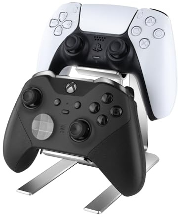 Controller-Halter - 2 Etagen Universal Aluminium Display Ständer Zubehör PC Gaming Schreibtisch Decor Stuff Gamer Geschenke für Xbox Series X S, Elite 2, PS5, PS4, PS3, Switch Pro und Fast alle