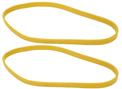 9 Inch Band Saw Tire Pack Of 2 Anti-Slip Noise Reduction Yellow Rubber Bandsaw Tires For Woodworking Band Saw Wheel Replacement