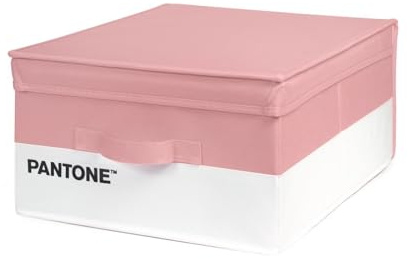 PANTONE - Organizador para armario que ahorra espacio, caja porta objetos y ropa con bolsillo perfumador para armario, caja de juegos para niños y ropa, plegable, cajas para armario de almacenamiento,