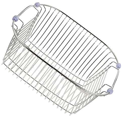Cabilock Edelstahl Spülbeckensieb Abtropfkorb Rostfrei Küchen Wasserablaufkorb Gemüsewaschbecken Korb Algenfilter Küchenspüle Organizer Kompakt Und Schnelltrocknend