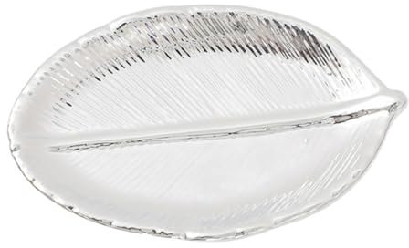 BESTYASH Piatto in Materiale Ceramico Per Bigiotteria a Sagoma Di Foglia Per Orecchini e Collane Organizzatore Per Accessori Da Toeletta Design Decorativo e Pratico