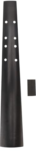 1/2 Ebony Wood Violin Fingerboard, Oavslutad Fingerplatta Violinersättningsdel för Entusiaster Professionella Violinister