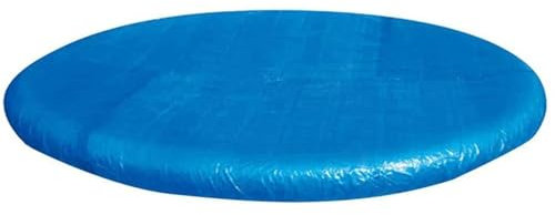 ZWCSHUU Rechteckige, runde, große Schwimmbadabdeckungen, Dicke, wasserdichte Schwimmbadabdeckungen zur Reduzierung der Verdunstung Pool Abdeckplane(366cm Diameter)