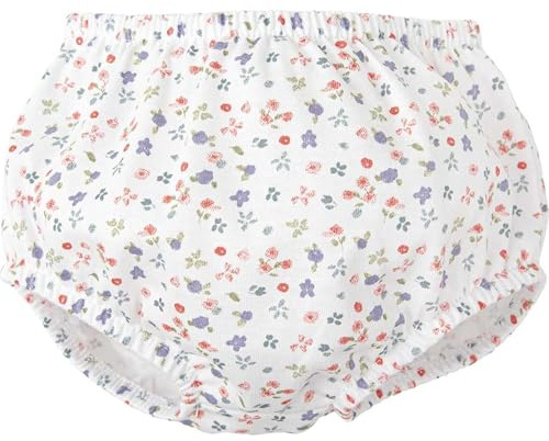 BABIDU Braguita Bebé Algodón 100% con Estampado Floral Multicolor, Tejido Suave y Transpirable, Goma Elástica en Cintura y Piernas, Ropa Interior Infantil Cómoda para Verano