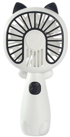 Portable Handheld MinAi AFan - AMini AHeld FAanN RechargeablEe - Cute Cat Personal, Mini Hand Held Fan, Cartoon USB Rechargeable Pocket PersonAal