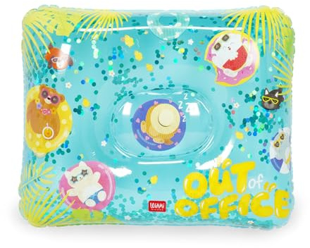 LEGAMI – Aufblasbares Kissen für Meer, Strandkissen, Campingkissen für Pool, Strand und Meer, bequem und Ultraleicht, 40 cm