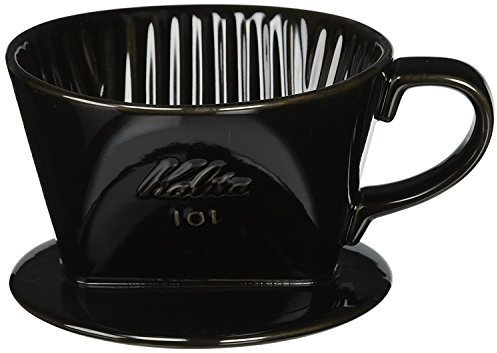 Kalita caf? en c?ramique goutteur 101 - Lotto Black # 01005 (japon importation)