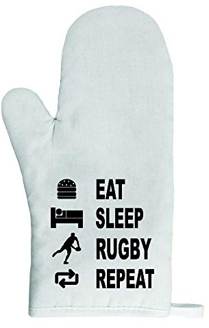 Gant de Cuisine manique Eat Sleep Rugby