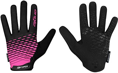 FORCE Guanti MTB Angle Estate Rosa-Nero L, Colorato., M