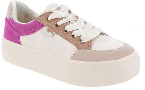 Rocket Dog Women's Flamme Sneaker, Cream Combination, 3.5 UK