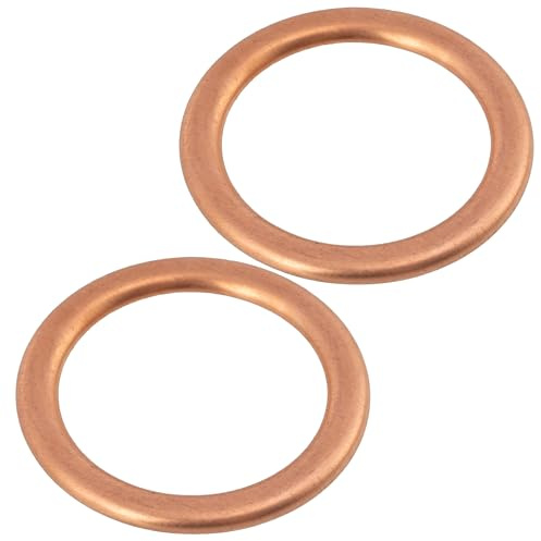 AERZETIX - C70393-2er Set Dichtungen, Ölablassschraube - kompatibel mit Mercedes-Benz Fiat Ford DS Dacia Citroën Peugeot Opel Nissan Renault Nummern OE 0164 30, 0313 38