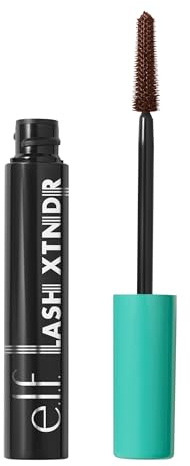 e.l.f. Lash XTNDR Mascara, Long-Lasting & Buildable For The Look Of Lash Extensions, Clump & Flake Free, Vegan & Cruelty-Free, Deep Brown