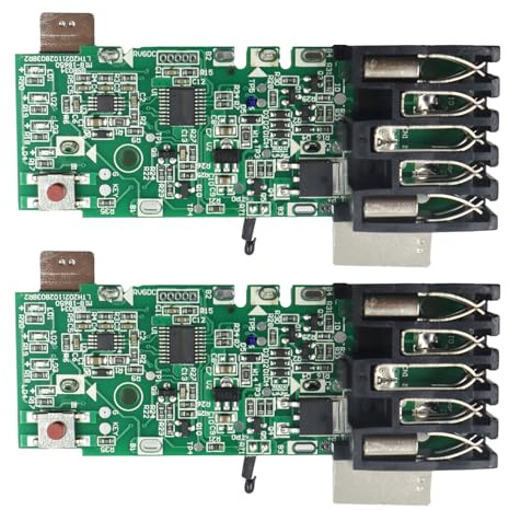 Aernair Akku Platine Reparatur Teile Kompatibel mit Milwaukee 18v 5.0 Ah M18 B5 4,0 Ah M18B4 Ersatz Teile Original Akku PCB Schutz Leiterplatte, Li-Ion Akku Reparaturteile