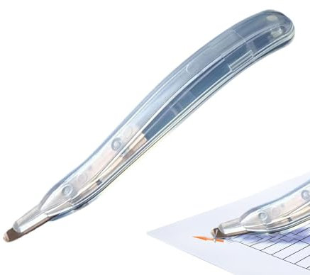 Magnetischer Heftklammerentferner-Stick, Arbeitssparender flacher Heftklammerentferner in Stiftform, Ergonomischer Heftklammerentferner, tragbarer Heftklammerzieher für Schule, Zuhause,