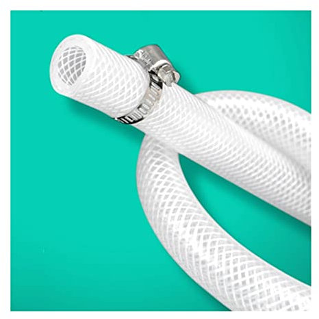 Silikonschlauch,Silikonschlauch Lebensmittelecht Braidd Silikonrohr Retikulierter Kanal Karierter Anilox-Rohr Hochdruck Silikon geflochtener Schlauch Hitzebeständig(Color:ID 12MMXOD 20MM)