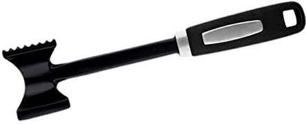 Generisch Fleischhammer Rinderhammer Jacquard-fleischzartmacher Geflügelklopfer Zartmacher Für Fleischwürfel Hammer Für Fleisch Mallet Beef Tenderizer Doppelseitiger Fleischklopfer Black