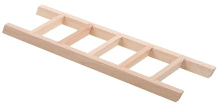 Toyvian Tiny Ladder Model Miniature Garden Ladder for Dollhouse Dolls Scale Accessory