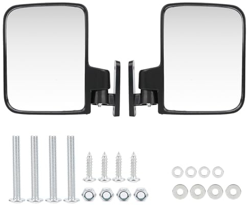 Miroir de Vue Latérale ABS, Rétroviseur Convexe, Miroir de Vue Latérale de la Voiture de Club
