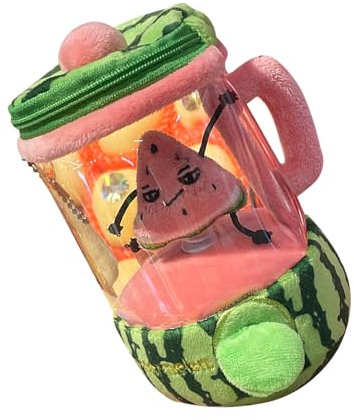 Plush Juicer Blender Toy, Juicer Plush Pull Toy, Pull String Blender Fruit, Fruit String Figurine, Interactive Fun For Nursery Decor Collector's Item