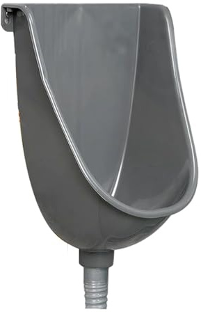 Loyimioo Orinatoio senz'acqua da uomo, salvaspazio, montaggio a parete, senza trapano, installazione con ventose o viti, altezza regolabile, design facile da pulire, per bagno, garage, camper e