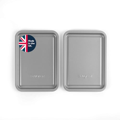 Salter Essentials Baking Tray Set, 2 Pack, 23 Cm, Non Stick