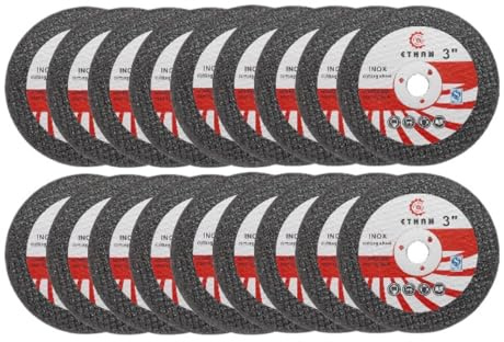 ASQzhuLIWing Accessori per utensili elettrici 18 pezzi, Mini lama per smerigliatrice angolare da 3 pollici, disco da taglio da 76 mm, disco da taglio in metallo, mola