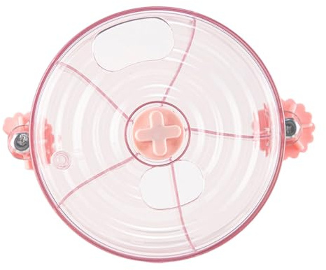 Futterspender für Vögel mit rotierendem Rad, transparenter Futterball für Papageien, geeignet für kleine bis mittlere Vögel, Nymphensittiche, Futterrad