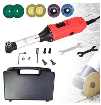 Herramienta eléctrica for quitar lechada de azulejos, 350 W, 6 velocidades ajustables, 15000 RPM, abridor de costuras y ranuradora for pulir, fresar y eliminar óxido