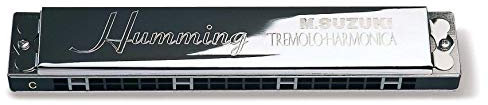 Suzuki Humming Tremolo SU21HC Mundharmonika, 21 Loch, Humming Do, versilbert, Suzuki-Humming-Tremolo-21- C