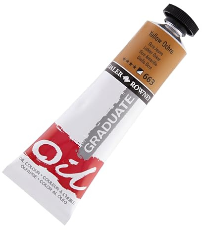 Daler Rowney Graduate Ölfarbe Grad Oil, 38 ml, Yellow Ochre