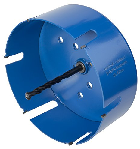 wolfcraft Universallochsäge mit Spanndorn I 5962000 I Für Bohrungen mit großem Durchmesser in unterschiedlichsten Materialien, Schnitttiefe 60 mm, ø152mm