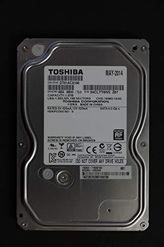 TOSHIBA DT01ACA100 Lot de 2 disques durs internes SATA 6 Go/s 3,5 7200 tr/min 1 To