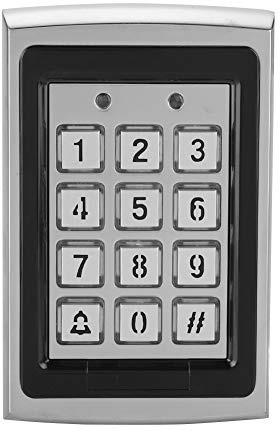Metal Door Access Control Keypad, Code RFID Keypad IP68 Waterpfoof Access Control System with Backlight 1000 Users keypad Garage Door Keypad Reader