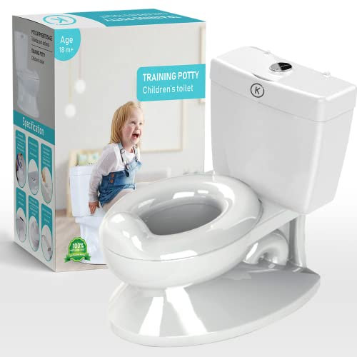 KEIJO - Töpfchen Für Kinder, Ninup, Toilettentrainer, Kindertoilette, Toilettensitz, Spülgeräusch, Freie Einwegbeutel