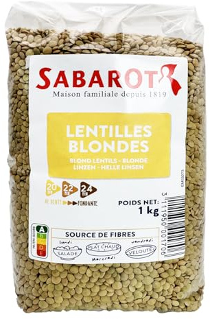 Sabarot - Lentilles blondes - Sachet 1kg