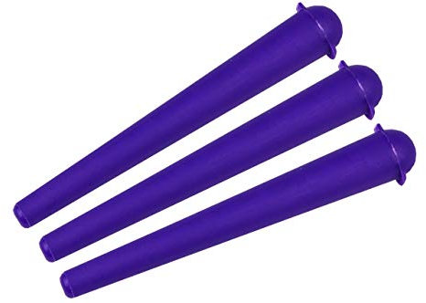 3 x manicotti per articolazioni viola per carta lunga King Size - Custodia impermeabile per la conservazione delle articolazioni, resistente agli odori