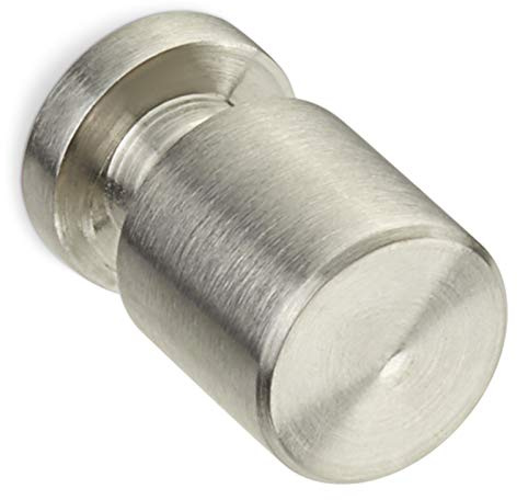 SOTECH 10 Stück Möbelknöpfe EK05 Ø 15 mm Edelstahl gebürstet Möbelknauf
