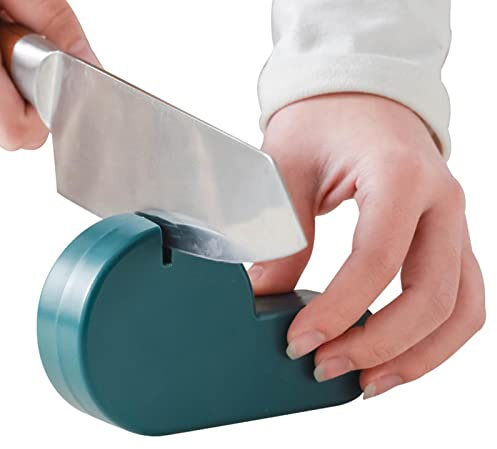 woyufen Machete,Cuchillas giratorias - Afilador Multiusos Antideslizante para Piedra afilar con Mango fácil Agarre