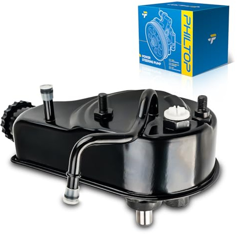PHILTOP 96-8757 Power Steering Pump Fit For 2001-2010 Silverado 2500 HD 6.6L; Sierra 2500 HD 6.6L, 2001-2006 Silverado 3500 6.6L Power Steering Pump