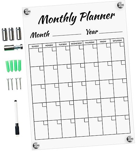 FUNOMOCYA Löschbare Tafel Zum Aufhängen Tür Transparentes Memo Board Acryltafel Für Heimdekoration Nachrichtentafel Zum Wischen Wand-memotafel Löschbare Tafel Zur Heimdekoration