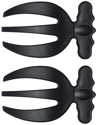 Mani per insalata da servire, pinze per miscelare insalate, pinze multiuso per servire la casa, set di 2 mani per insalata resistenti all'usura, pinze per miscelazione portatili con m