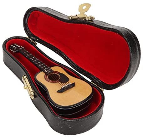 RvSky Anstecknadel Für Musikinstrumente – Gitarrenförmige Miniatur-Brosche in Mit Samt Gefüttertem Etui Für Musikliebhaber Und Musiker – Perfekte Geschenkidee