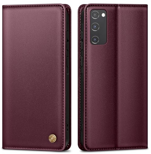AIMOYU Handyhülle für Samsung Galaxy S20 FE Hülle,Premium Lederhülle Schutzhülle Tasche für Samsung S20 FE Hülle Wallet Kartenfach Standfunktion Flip Case für Galaxy S20 FE Klappbar